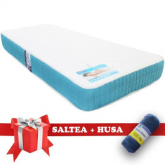 Set Saltea Latex Saltex 900x2000 + Husa cu elastic foto