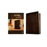 Every Man's Bible Nlt, Large Print, Deluxe Explorer Edition (Leatherlike, Rustic Brown, Indexed)