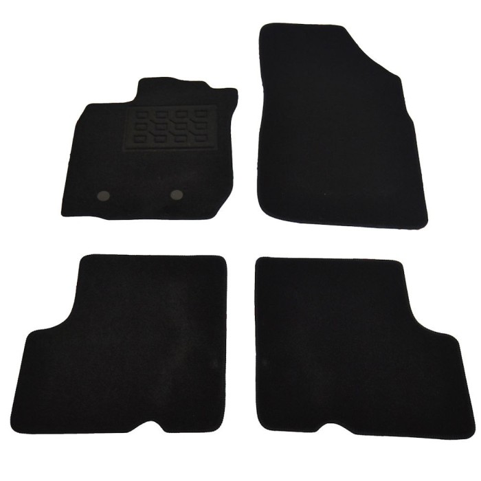 Covorase mocheta Dacia Duster 4x2 4x4 2014-, presuri BestAutoVest culoare Negru 4 buc. AutoDrive ProParts
