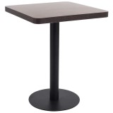 Cumpara ieftin Masa de bistro, maro inchis, 60 x 60 cm, MDF
