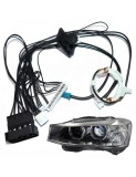 Cablaj far stanga pentru BMW X3 F25 Facelift, X4 F26 2014-2017 Bi-Xenon fara adaptiv