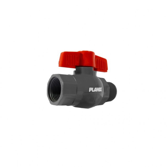 Robinet apa filet interior-exterior PLAMIX PVM - 1/2&quot; PVC Innovative ReliableTools