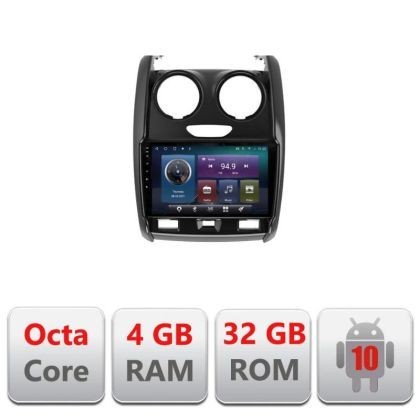 Navigatie Dacia Duster 2012-2019 C-157 Octa Core cu Android Radio Bluetooth Internet GPS WIFI 4+32GB CarStore Technology
