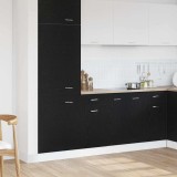 VidaXL Dulap cu sertar jos - Negru stejar, 40 x 46 x 81.5 cm, din lemn prelucrat