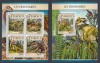 Djibouti 2017 - DINOZAURI - BL + KB - MNH, Nestampilat