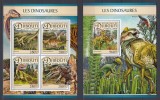 Cumpara ieftin Djibouti 2017 - DINOZAURI - BL + KB - MNH