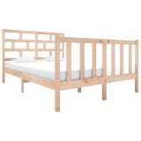 Cumpara ieftin Cadru de pat mic dublu, 120x190 cm, lemn masiv de pin