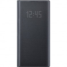 Husa Agenda Led View Negru SAMSUNG Note 10 foto