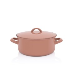 Cratita cu capac Moka Metalac, email, 24cm, 4.75l