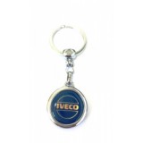 Breloc Premium metal inoxidabil compatibil Iveco multicolor