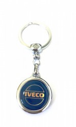 Breloc Premium metal inoxidabil compatibil Iveco multicolor foto