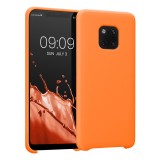 Husa Kwmobile pentru Huawei Mate 20 Pro, Silicon, Portocaliu, 52287.150, Carcasa