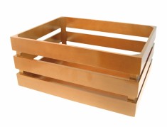 Cos Bicicleta Lemn 43x33x19cm Natur Cod:588160240RM