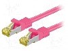 Cablu patch cord, Cat 6a, lungime 5m, S/FTP, Goobay - 91623