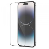 Folie de protectie Ecran HOCO pentru Apple iPhone 14 Pro Max, Sticla Securizata, Full Glue, Set 25 bucati, Neagra