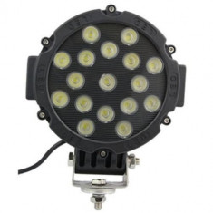 Proiector Led Auto Offroad 51W/12V-24V, 4600 Lumeni, Negru, Spot Beam 30 Grade HAL156