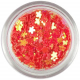 Confetti &icirc;n forma unor flori mici - culoarea coralului, INGINAILS