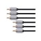 Cablu 3x RCA audio 3m Profesional Kruger&amp;Matz