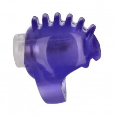 Mini Vibrator Deget Finger Teaser, TPE, Violet