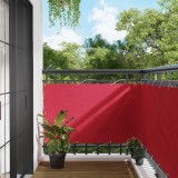 vidaXL Ecran de balcon Burgundy 100 x 400 cm Material Oxford 42030902