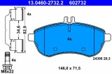 ATE 13.0460-2732.2 set placute frana,frana disc