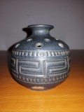 Vaza mica de flori vintage ceramica perforata vaza Ikebana Brandi Suedia