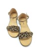 Sandale de dama din piele Ada Pony Print, 35 - 41, Ingiro