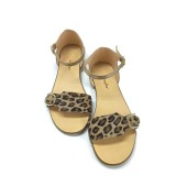Sandale de dama din piele Ada Pony Print