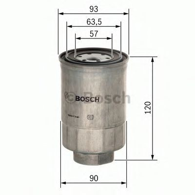 Filtru combustibil HONDA CR-V III (RE) (2006 - 2012) BOSCH F 026 402 063 foto