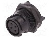 Conector circular, mama, 4 pini, BULGIN - PXP4013/04S/PC