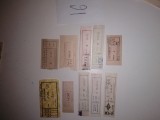 Cumpara ieftin LOT 10 BILETE AUTOBUZ ITB / RATA - DGTA , VALCEA ..., Lemn, Oval