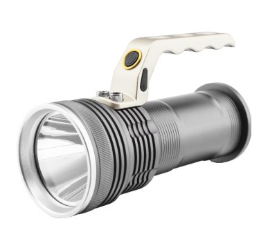 Lanterna LED reincarcabila T6 , 15W, 800 Lm, 2 acumulatori 18650, IP65, Aluminiu, 3 moduri de iluminare foto