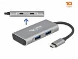 HUB 3.2 Gen 2-C la 2 x USB-A + 2 x USB-C, Delock 63260