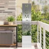 VidaXL Ecran de intimitate pentru grădină Argintiu 32 x 140 cm 876424