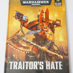Warhammer 40k 40.000 Traitor's Hate - carte reguli