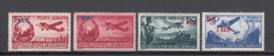 1952 LP 319 LP 319 a POSTA AERIANA 1948 SI POSTA AERIANA 1950 SUPRATIPAR MNH foto