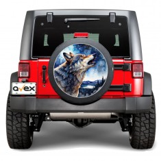 Sticker Auto &quot;Roata de Rezerva&quot; rezistenta la intemperii si raze UV, diametru 55 cm, Cod: AVX-RR18