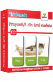 Triopuzzle: Propozitii din trei cuvinte 5 ani+