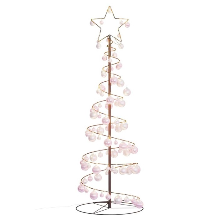 Pom de Crăciun cu LED-uri 100 LED-uri alb cald 150 cm