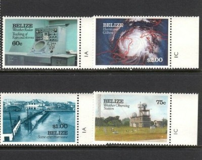 BELIZE 1991 URAGANE APA foto