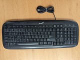 Tastatura USB GENIUS GK-070012 SPACER SlimStar 110 laptop / calculator, Multimedia, Cu fir