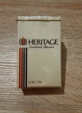 RAR: Pachet PLIN cu tigari HERITAGE anii1980, MADE IN USA