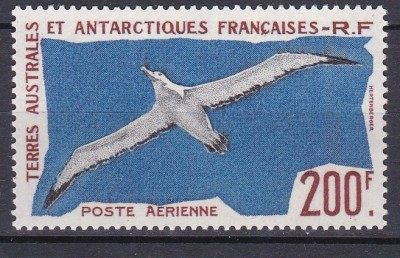 DB1 Colonii TAAF Terit Antarctice Franta 1959 Fauna Albatros 1 v. MNH foto