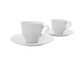 Cumpara ieftin Serviciu cafea portelan 6 persoane 100 ml, Minerva - MNSCF-12