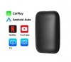 Adaptor Apple Carplay si Android Auto Wireless, Topautochei®, pentru masini cu Carplay de fabrica prin cablu, Plug & Play 2GB + 34GB, WI-FI 6, 2.4 Gh