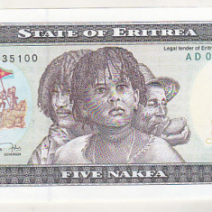 bnk bn Eritreea 5 Nafka 1997 unc