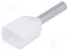Terminal cu compresie, cablu 0.5mm2, cositorit, NINIGI - TUL-RI-TW-00508