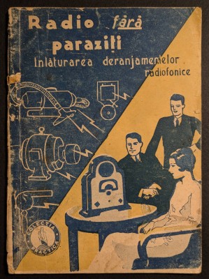 rar 1947 Manual Practic RADIO fara PARAZITI. INLATURAREA DERANJAMENTELOR RADIOFONICE. Ed Gorjan ANTIPARAZITARE Surse perturbatoare Aparate de receptie foto