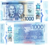 Jamaica 1000 Dolari 2022, P-99, Bancnota Polimer, aUNC