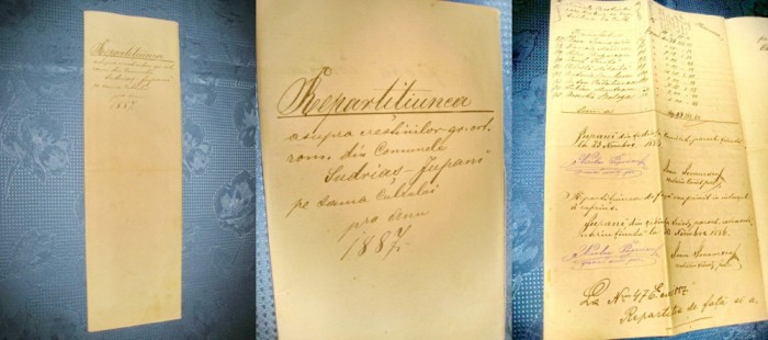 1594- ACT VECHI BISERICA-Repartitiunea Caras-Severin-1887 LUDVIAS- JUPANI.